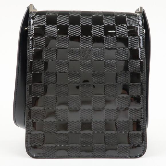 💎✨BEAUTIFUL✨💎Authentic Louis Vuitton Damier Vernis Club Shoulder Bag Noir - Picture 3 of 16